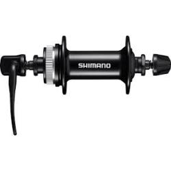 Спирачен диск SHIMANO предна главина, HB-MT200, CENTER LOCK DISC 32H, QR:133 мм, OLD:100 мм, без ротор MOUNT капачка, без заключващ пръстен, черен, bulk