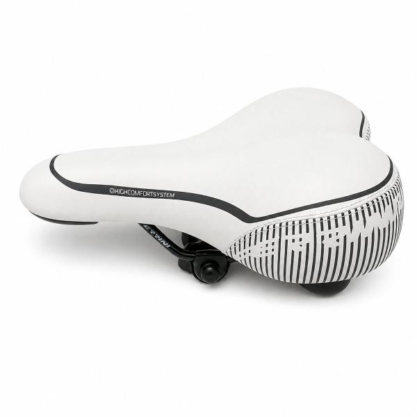 Седалка Active FM-808 Phoenix с монтажна скоба и графика Ferrini 2014, бяла с черно