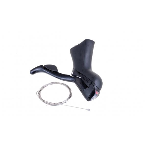 Спирачка SHIMANO ШИФТЪР ДЕСЕН (AST3500RIX), SHIFT/спирачен лост, ST-3500, SORA дясна, 9-скорости, с2000 мм вътрешно без (външно, външно STOPPER, жило GUIDE)