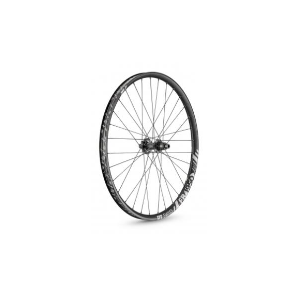Предна главина DT Swiss E2000 COMPLETE WHEELS, предна главина: 110x20 мм THRU AXLE, 6-болт DISC, черен