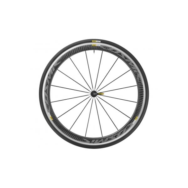 Предна капла Mavic COSMIC PRO карбон черен 25, с TIRE: Yksion Pro GripLink 25; предна