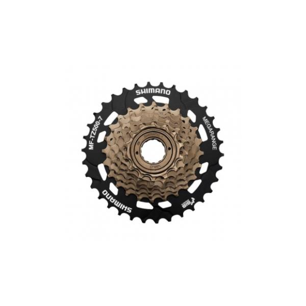 Касета SHIMANO MULTIPLE FREEWHEEL SPROCKET, MF-TZ500-7,7-скорости, 14-16-18-20-22-24-34T