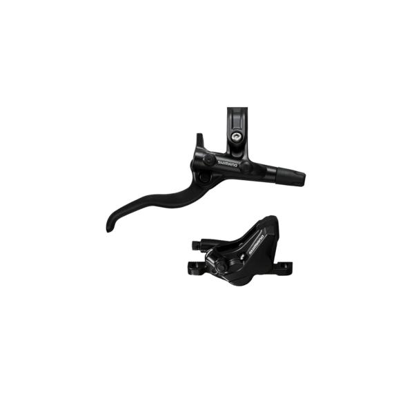Спирачен диск SHIMANO комплект дискова спирачка J-kit, BL-M4100(R), BR-MT420(R), черен, SM-MA-F203P/PM, RESIN накладка(без FIN), 1700 мм маркуч(SM-BH90-SS черен)