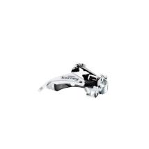 Преден дерайльор SHIMANO FD-TY500-TS6, TOURNEY,TOP-SWING, DUAL-PULL,за задна 6/7-скорости,BAND TYPE (с31.8 мм адаптер), CS ANGLE: 66-69, за 42T, CL
