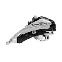 Преден дерайльор SHIMANO FD-TY500-S6 TOURNEY,TOP-SWING, DUAL,за задна 6/7-скорости,BAND TYPE (с28.6 мм), CS ANGLE: 66-69, за 42T