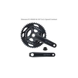 Курбел SHIMANO [ предна CHAINWHEEL, FC-RX600, GRX, за задна 11-скорости, 2-PCS FC, 170 мм, 46-30T сBB PARTS(BSA)
