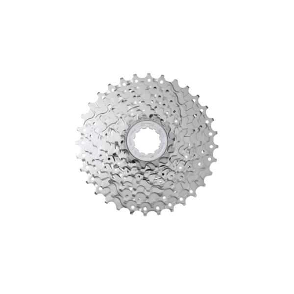 Касета SHIMANO касета, CS-HG50-9 9-скорости NI-PLATED 11-12-14-16-18-20-23-26-30T PRE-ASSEMBLED (CS CAP)