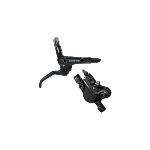Спирачен диск SHIMANO Ротор за дискова спирачка Дискова спирачка - SHIMANO дискова спирачка ASSEMBLED комплект, BL-MT501(L), BR-MT500(F), 750 мм маркуч