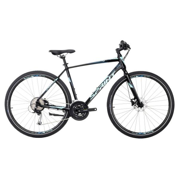 Велосипед Sprint Sintero Man Rigid 28 3x9 скорости, черен/син мат
