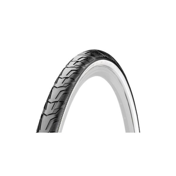 Външна гума Continental Ride градски 28x1.75 (47-622) черен/бял wire reflex