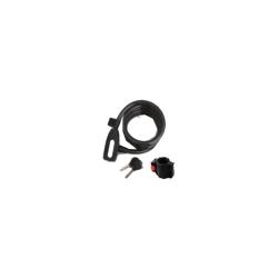 Велоключалка SPRINT PY3120, 15 мм*150CM,CARD, 2 ключа