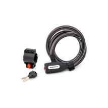 Велоключалка SPRINT PY3120, 15 мм*150CM,CARD, 2 ключа