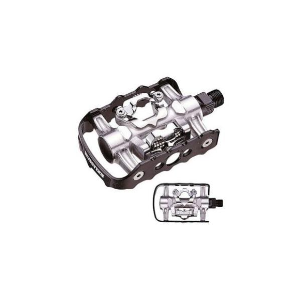 Педали Exustar E-PM85, алуминиев MTB сALLOY CAGE, сQUICK CLIP