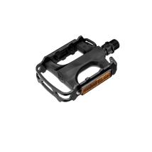 Педали VP VPE-993, One piece PP body, ED черен Aluminum cage, Boron стоманен axle, EPB SYSTEM, 103x64,5 мм, с reflector