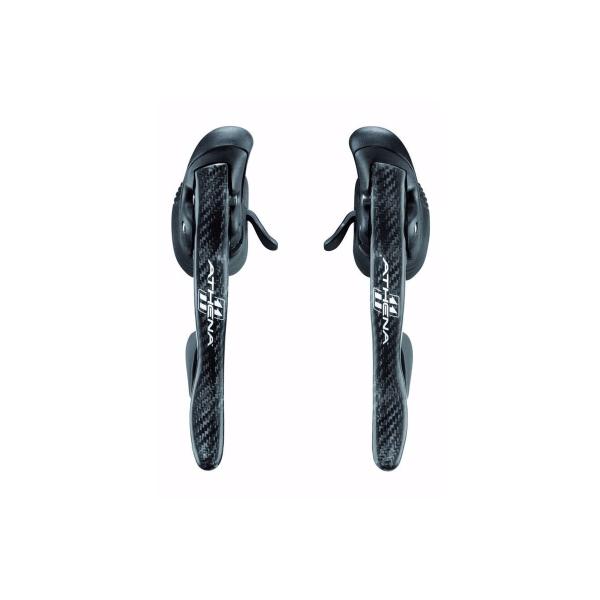 Команда за скорости Campagnolo Дясна Campagnolo, (EP11-AT1CC), Power Shift™ карбон 11 скорости Ergopower™ shifting levers сWHITE HOODS AND CABLES