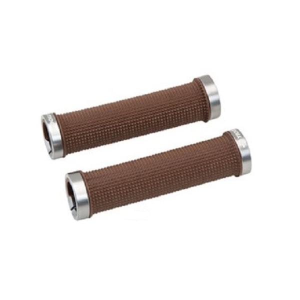 Ръкохватки Tioga Slim Grip lock on- тъмнo кафяви