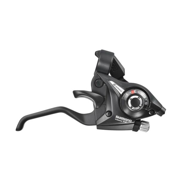 Команда за скорости SHIMANO Дясна SHIMANO, ST-EF51-A8R4A 8 скорости, черен