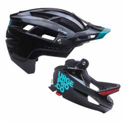 Каска Urge Gringo De La Pampa black, Разглобяем подбрадник