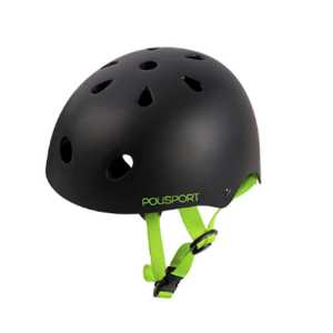 Детска каска Polisport Junior Urban Radical Triangles Black