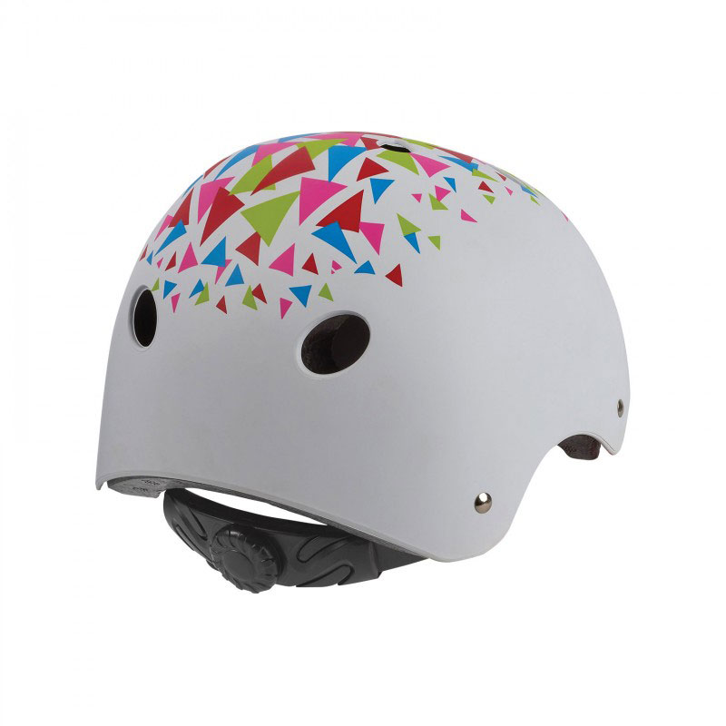 Детска каска Polisport Junior Urban Radical Triangles White