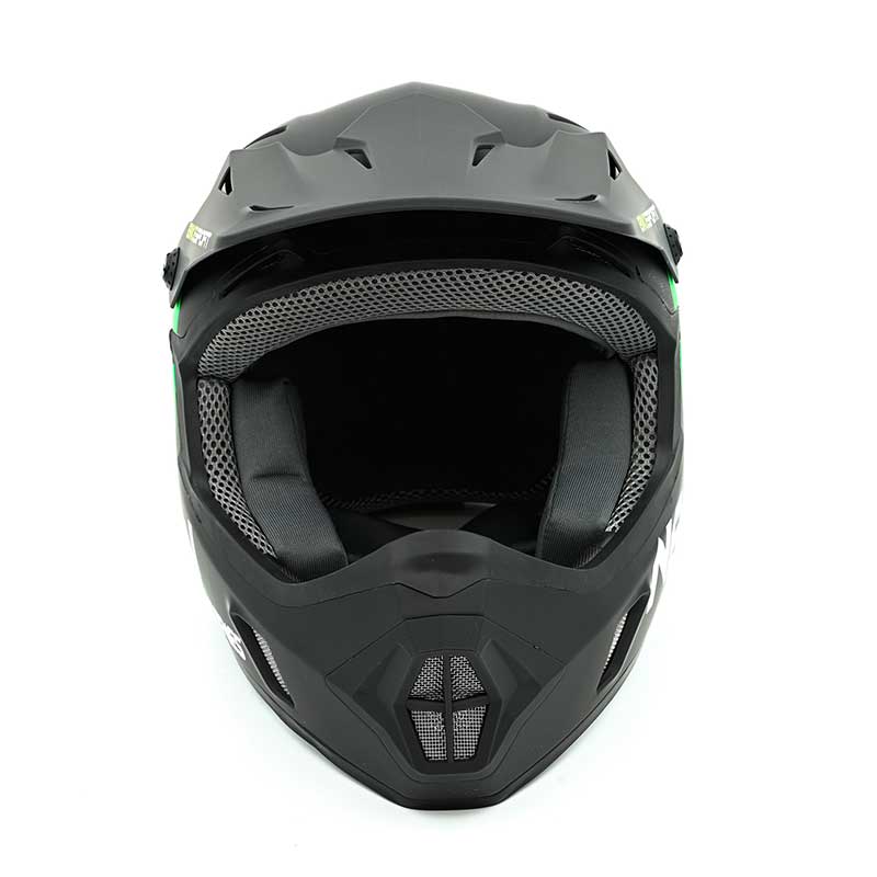Каска Bikesport Full Face KS05 Black/Green