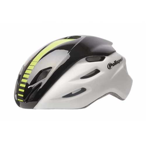 Каска за шосейно колоездене Polisport Aero Road бял/черен