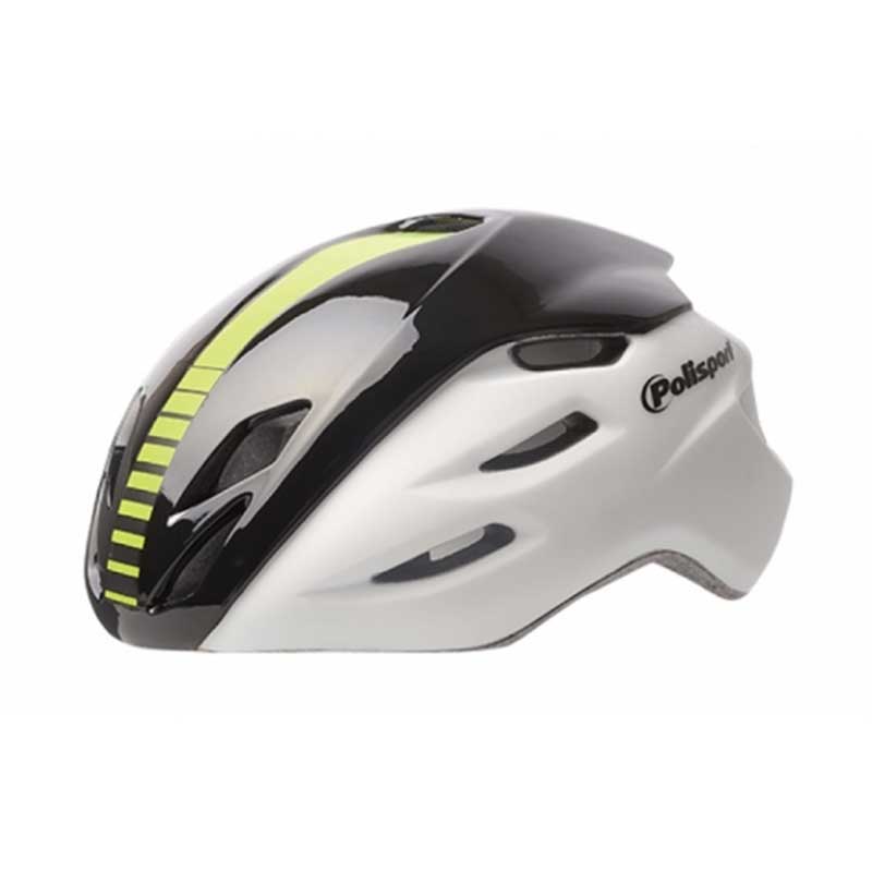 Каска за шосейно колоездене Polisport Aero Road бял/черен