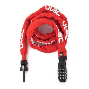 Вело катинар с верига Ulac 52nd Street Red с шифър