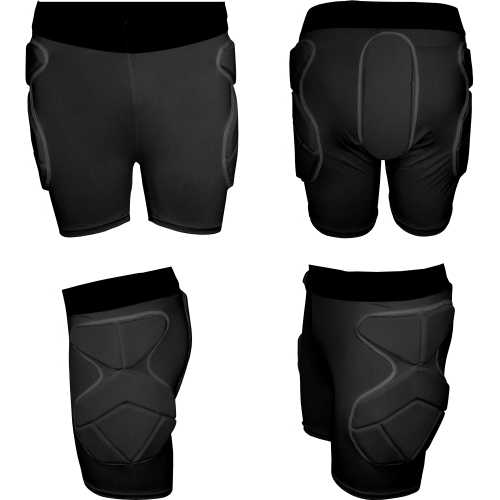 шорти,с протектори, Черен