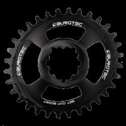 Плоча за курбел BURGTEC овална GXP Boost 3mm Offset thick thin BURGTEC черен 30T