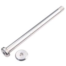 Задна ос за велосипед BURGTEC SANTA CRUZ 168.5mm Rear Axle Rhodium сребрист