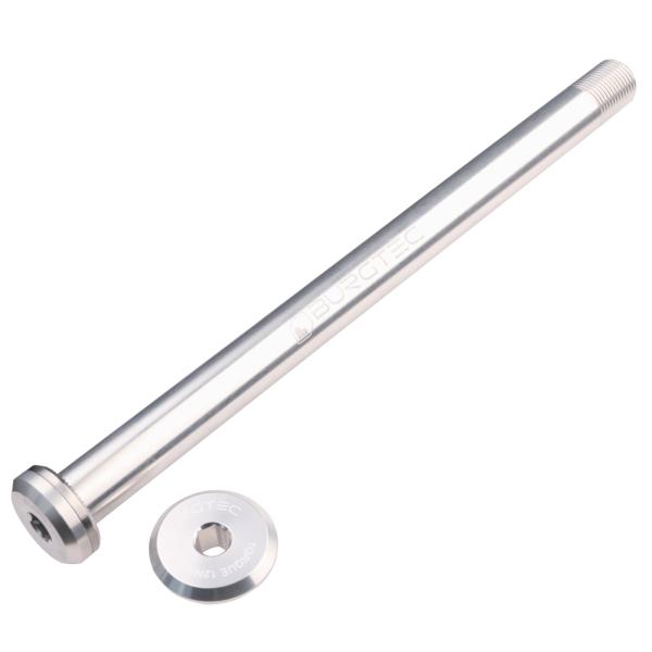 Задна ос за велосипед BURGTEC SANTA CRUZ 168.5mm Rear Axle Rhodium сребрист