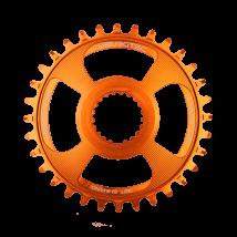 Плоча за курбел BURGTEC Shimano Direct Mount thick thin 30T Iron Bro оранжев