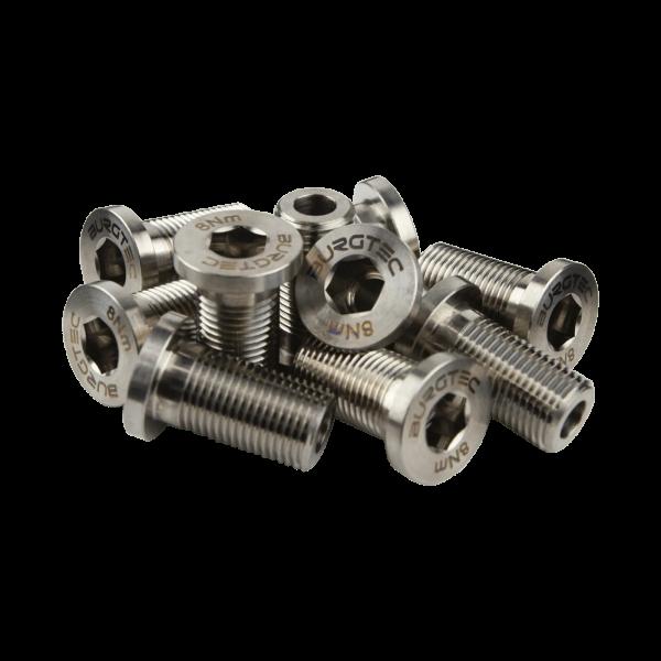 Комплект болтове BURGTEC Evil Flip Chip + Bone Link Titanium Bolt Kit комплект of 10