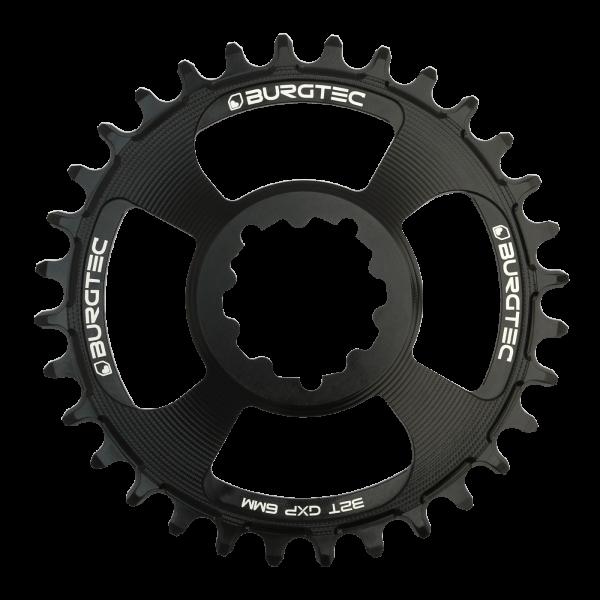 Плоча за курбел GXP 6mm Offset thick thin BURGTEC черен 32T