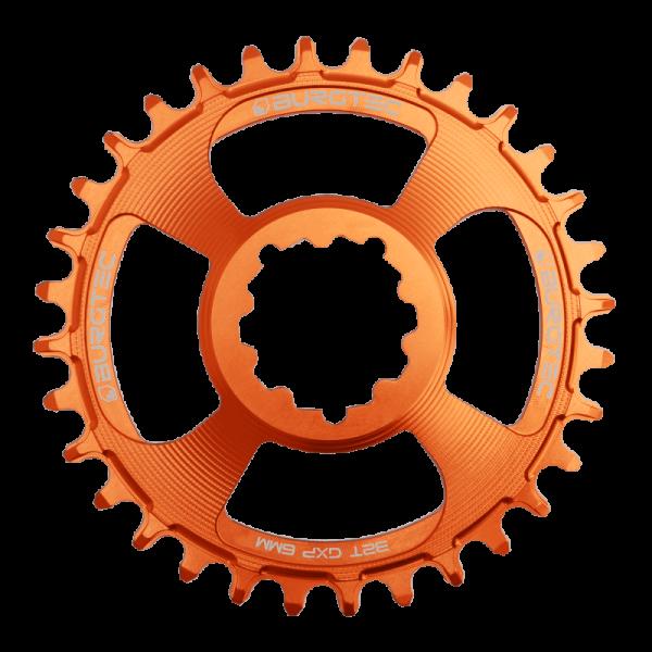 Плоча за курбел BURGTEC GXP Boost 3mm Offset thick thin Iron Bro оранжев 28T