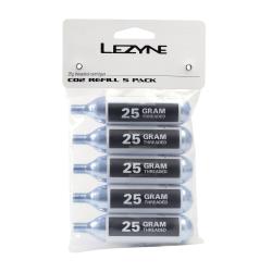 Пълнители Lezyne 25G CO2 Cartridge - 5 PACK