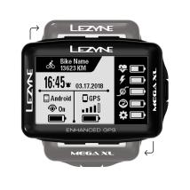 Велокомпютър Lezyne MEGA XL GPS черен