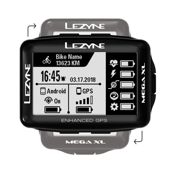 Велокомпютър Lezyne MEGA XL GPS черен