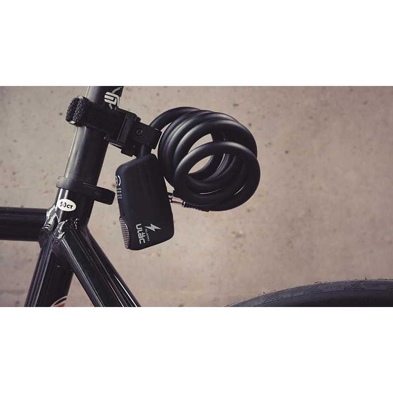 Велоключалка с аларма и ключ ULAC The Bee 110dB Black