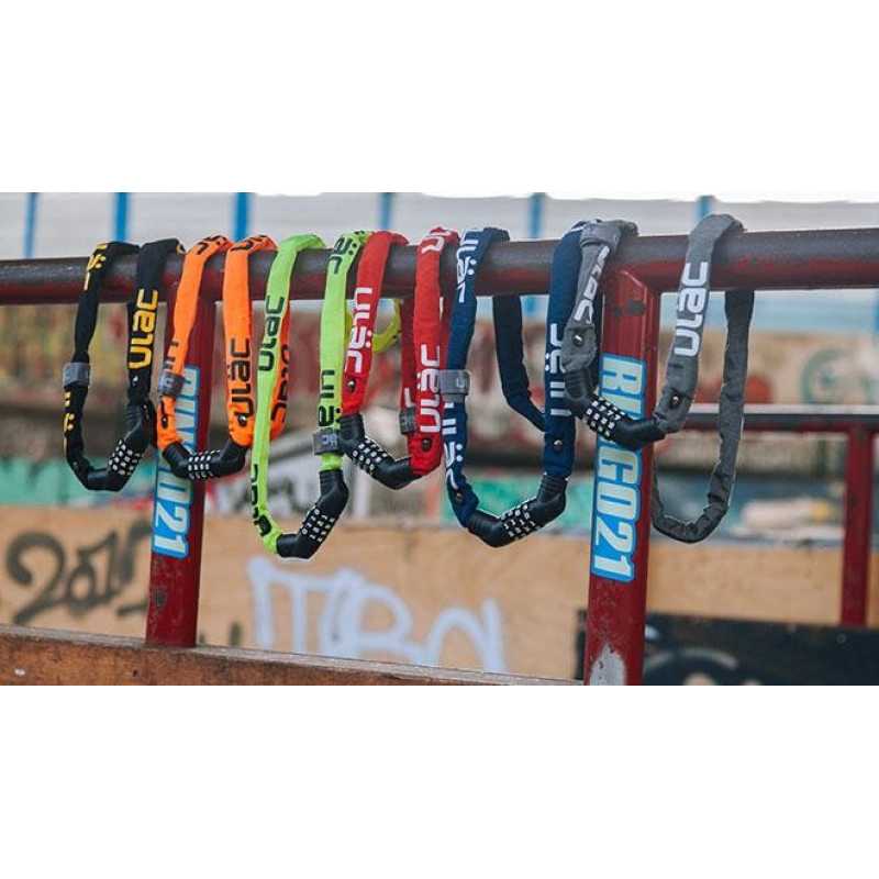 Велосипедна ключалка Ulac Street Fighter A600 Chain Teal