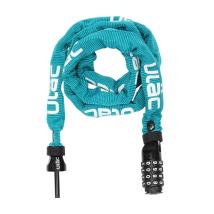 Велоключалка верига с код ULAC 52nd Street 120cm Teal