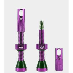 Тюблес вентили Peaty's x Chris King 42mm чифт Violet