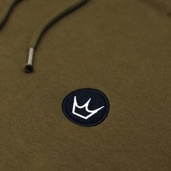 Суичър с качулка Peaty's Pub Wear Embroidered - Crown/черен - M