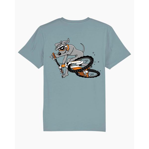 Тениска Peaty's AW24 PubWear - плосък Out/Citadel син, Размер S