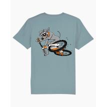 Тениска Peaty's AW24 PubWear - плосък Out/Citadel син - XL