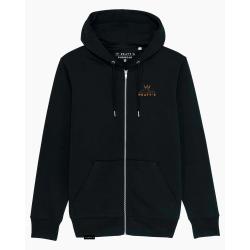 Суичър с качулка Peaty's AW24 PubWear Zip - 3 Peaks Sunset/черен, Размер M