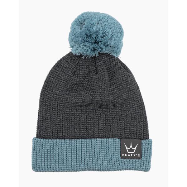Peaty's AW24 PubWear Merino Bobble Hat - Blueberry