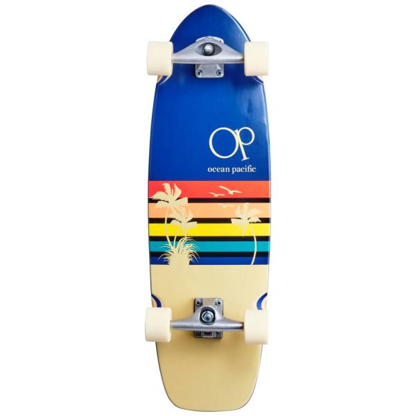 Сърф скейт Ocean Pacific Sunset тъмносин/Off бял 32.25 9.75