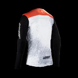 Велосипедно джърси LEATT MTB Gravity 5.0 S бял